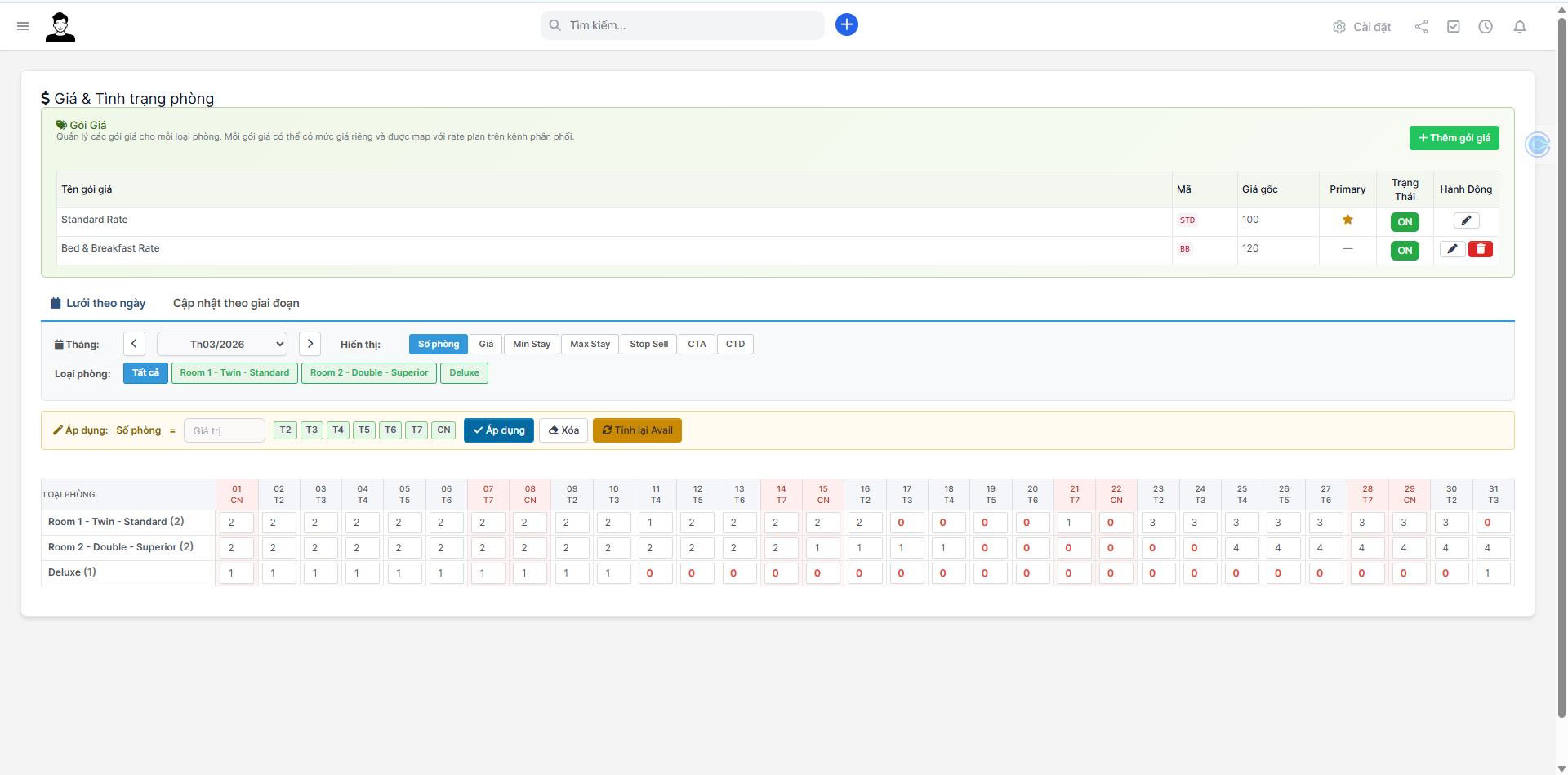 Booking Engine Preview